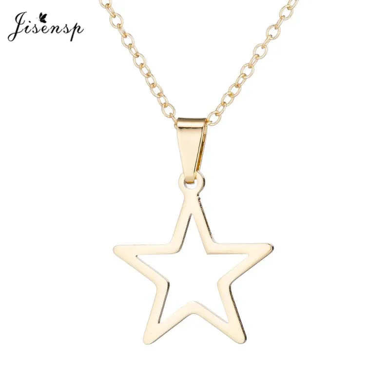100% Tiny Star Edelstahl-Anhänger-Halsketten für Frauen, Geburtstagsschmuck, einfache Halbmond-Ohrringe, Schmuck, Dropshipping – Detail 25