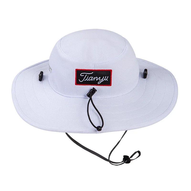 Golf Ball Cap Men'S and Women`S Round Top Sun Hat Big Brim Fisherman'S Cap Sports Casual sports sun hats,golf caps