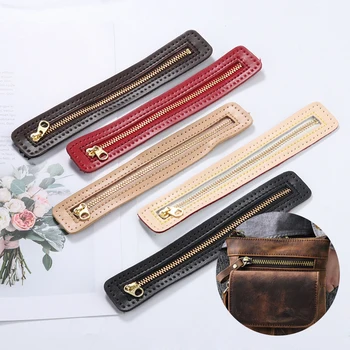 

New Zipper for Replacement Making Bag Accessories Hardware PU Leather Woven Bag Zipper Accessory For Sewing Decorative Bags