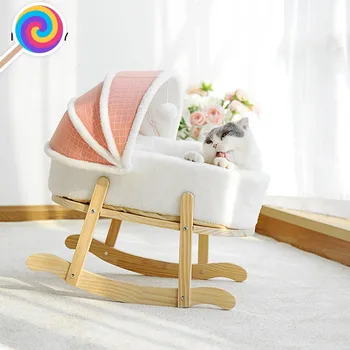 

Pet Multifunctional Detachable Pine Shaker Cat Bed Cat Bed Small Dog Kennel Dog Supplies Cat Supplies