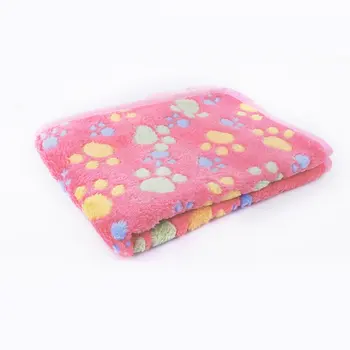 

Thicken Pet Dog Blanket Paw Pattern Cat Dog Mats Breathable Soft Fleece Bed Blanket For Dog Cats Kitten Hamster Warm Blanket