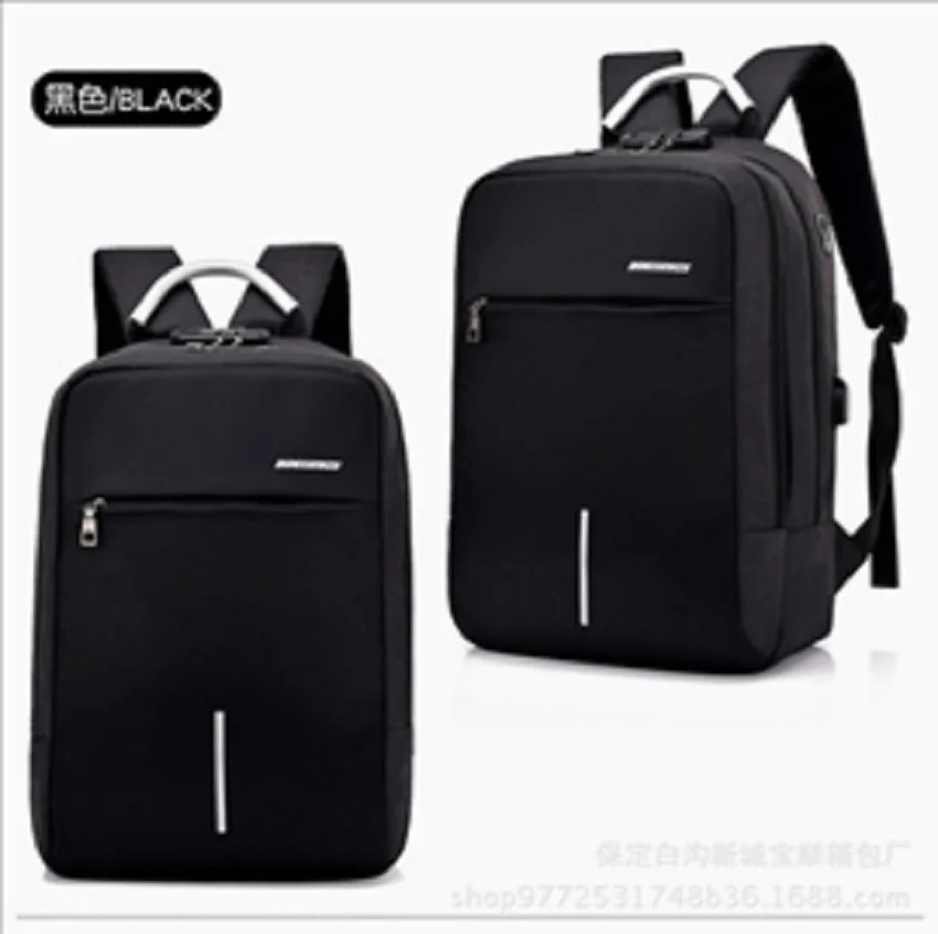 New solid color business backpack for men backpack student bag Computer Backpack Travel Bag Backpack backpack large capacity