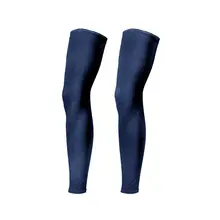 Унисекс летняя защита от ультрафиолета ледяные шелковые гетры одноцветные полная длина компрессионные нескользящие спортивные бег Велоспорт длинный рукав