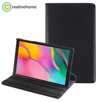 

Litchi Texture Horizontal Flip 360 Degrees Rotation Leather Case for Galaxy Tab A 10.1 (2019) T510 / T515, with Holder