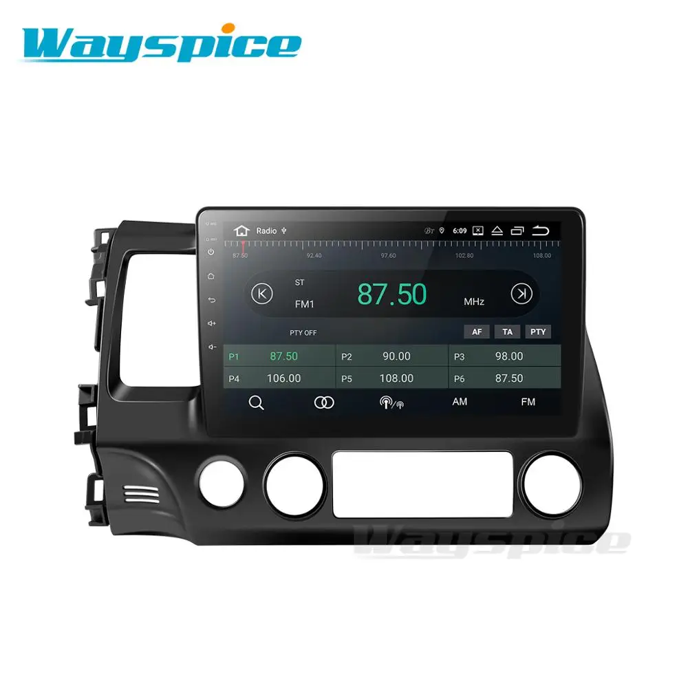 Автомобильный dvd gps плеер для honda civic 2006-2011 Автомобильный Радио Видео плеер gps навигация 4G ram стерео 2 din dvd android 9,0 PX6
