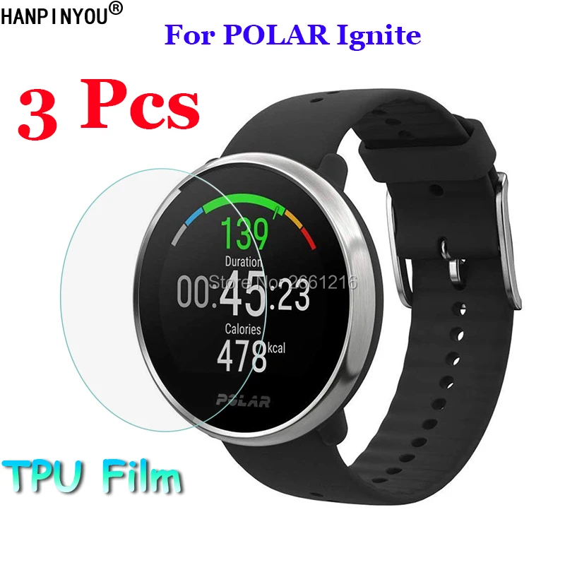3 шт./лот для умных часов POLAR Ignite GPS Sports мягкая защитная пленка из ТПУ защита экрана