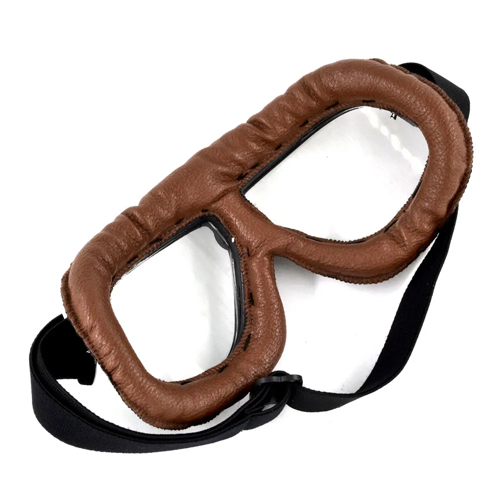 Мотоциклетные очки винтажные шлем Jet Googles очки винтажные Dirt Bike Кафе Racer лыжные кожаные мото стимпанк очки