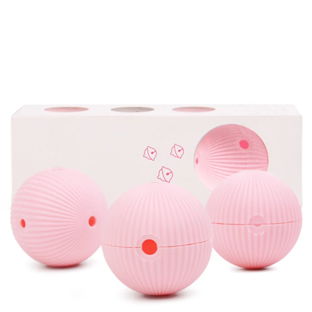 New 3pcs Cat Toy Cat Ball Toy Funny Bell Interactive Toy Cat Play Toy Kitten Catnip Toys Pet Supplies for Cats Kitten