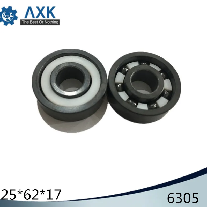 6305 Full Ceramic Bearing ( 1 PC ) 25*62*17 mm Si3N4 Material 6305CE All Silicon Nitride Ceramic Ball Bearings