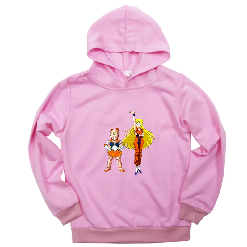 

2019 Dragon Ball Print Boy Girl Sweatshirts Toddler Baby Hoodies Kids Spring Autumn Long Sleeve Pullover Children Casual Clothes