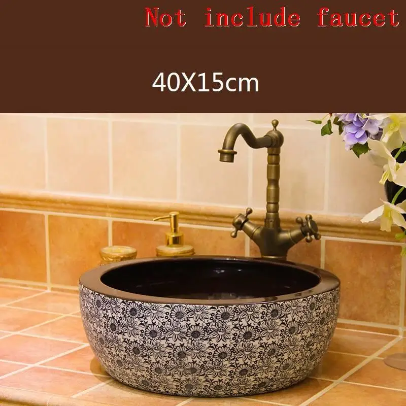 Version O Para Evier Баньо Da Appoggio Bassin черный Lavandino Salle De Bain Wastafel Bagno бассейна умывальник поо Banheiro раковина умывальника - Цвет: Version O