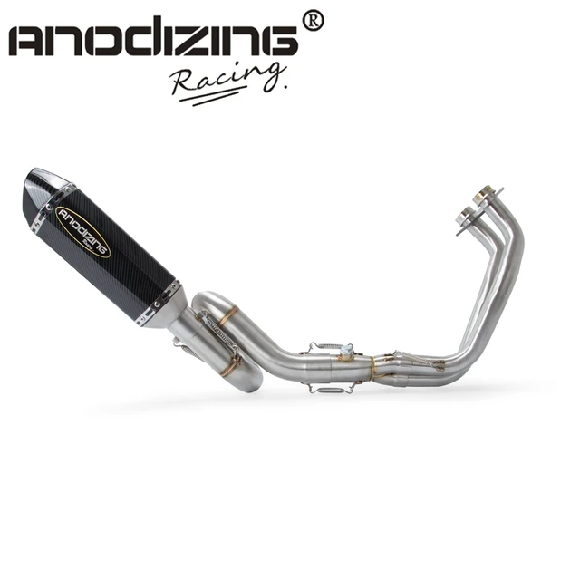 $US $94.09 Motorcycle Full Exhaust System Header Loop Front Pipe Muffler For YAMAHA MT07 FZ07 MT-07 FZ-07 2014-2018 XSR700 Tracer 700