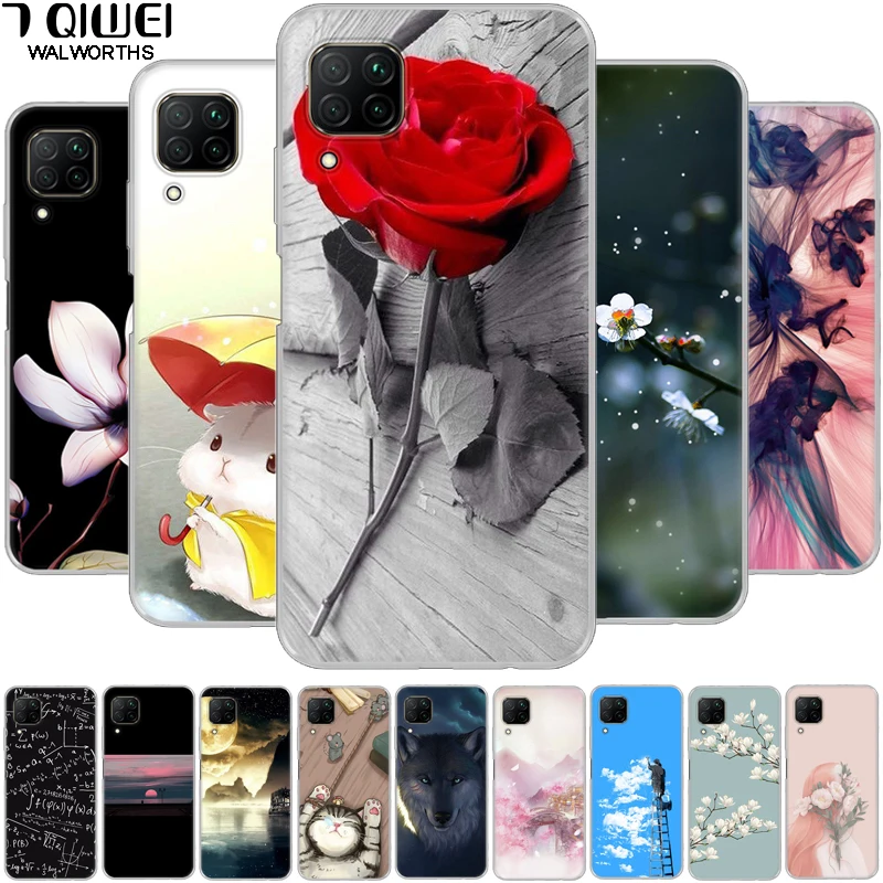 

6.4'' For Huawei P40 Lite Case Silicone Soft TPU Phone Case For Huawei P40Lite Cover coque For Huawei P 40 Lite P40 Lite 2020