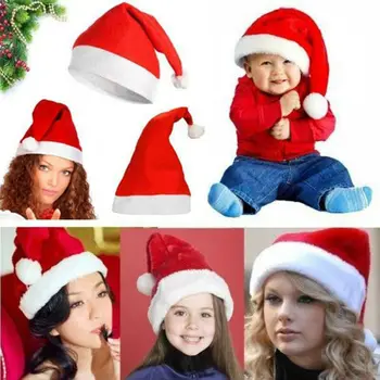 

1Pc Christmas Santa Claus Hat Adult Baby Kids Party Unisex Cap Father Xmas Accessories Hot