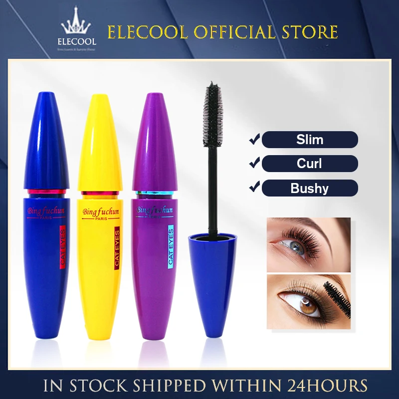 1pcs 4D Silk Fiber Lashes Eyelash Mascara Quick Dry Waterproof Rimel