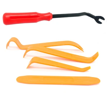 

Car Panel Dash Removal Tools Automobile Nail Puller Radio Audio Panel Door Repairing Clip Trim Removal Pry Repair Tool Plastic