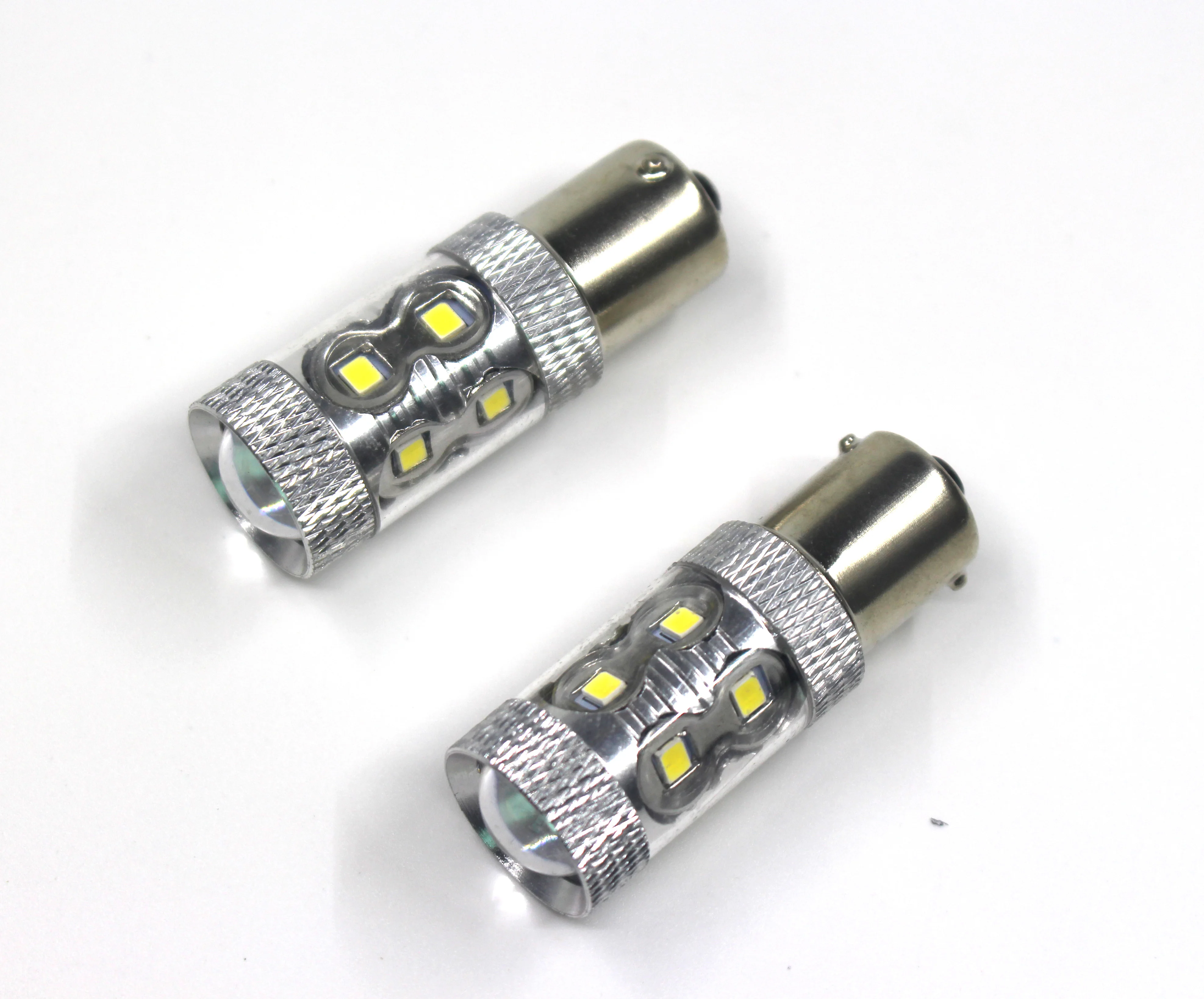 2 шт. Автомобильный светодиодный светильник S25 BA15S 1156 50 Вт 10smd заднего хода с