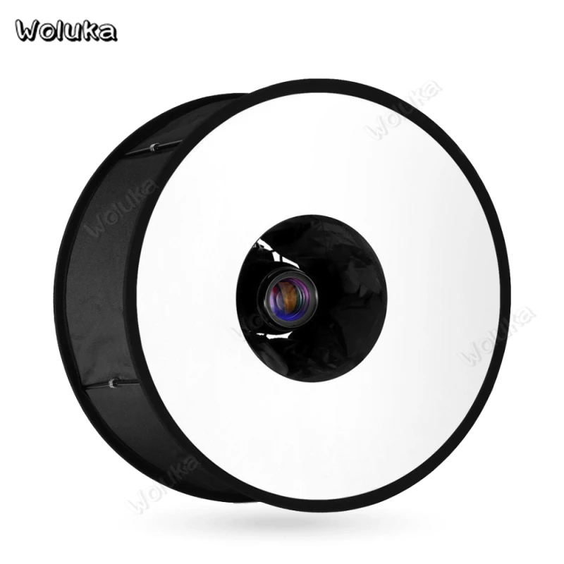 Софтбокс для камеры 45 см кольцевая световая коробка вспышка мягкая крышка портативная мини студийная коробка фото освещение для Speedlite CD50 T10