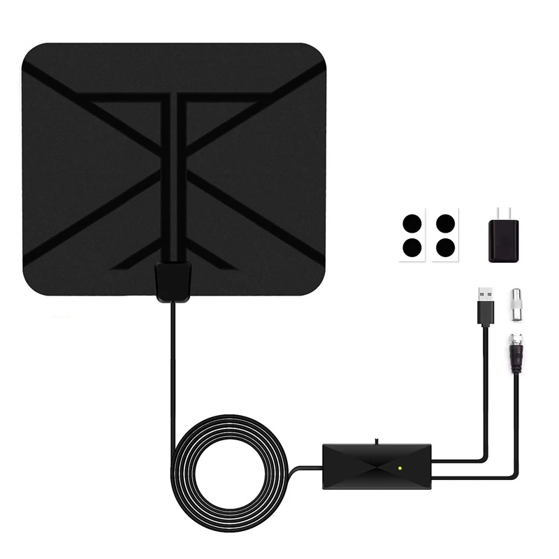 

Hdtv Antenna Indoor Digital Amplified 60 Miles With Switch Amplifier Signal Booster 4K Hd 1080P Vhf Uhf All Tv'S Freeview Local
