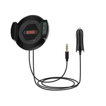 

Car FM Transmitter Wireless Radio Adapter Handsfree Phone Holder