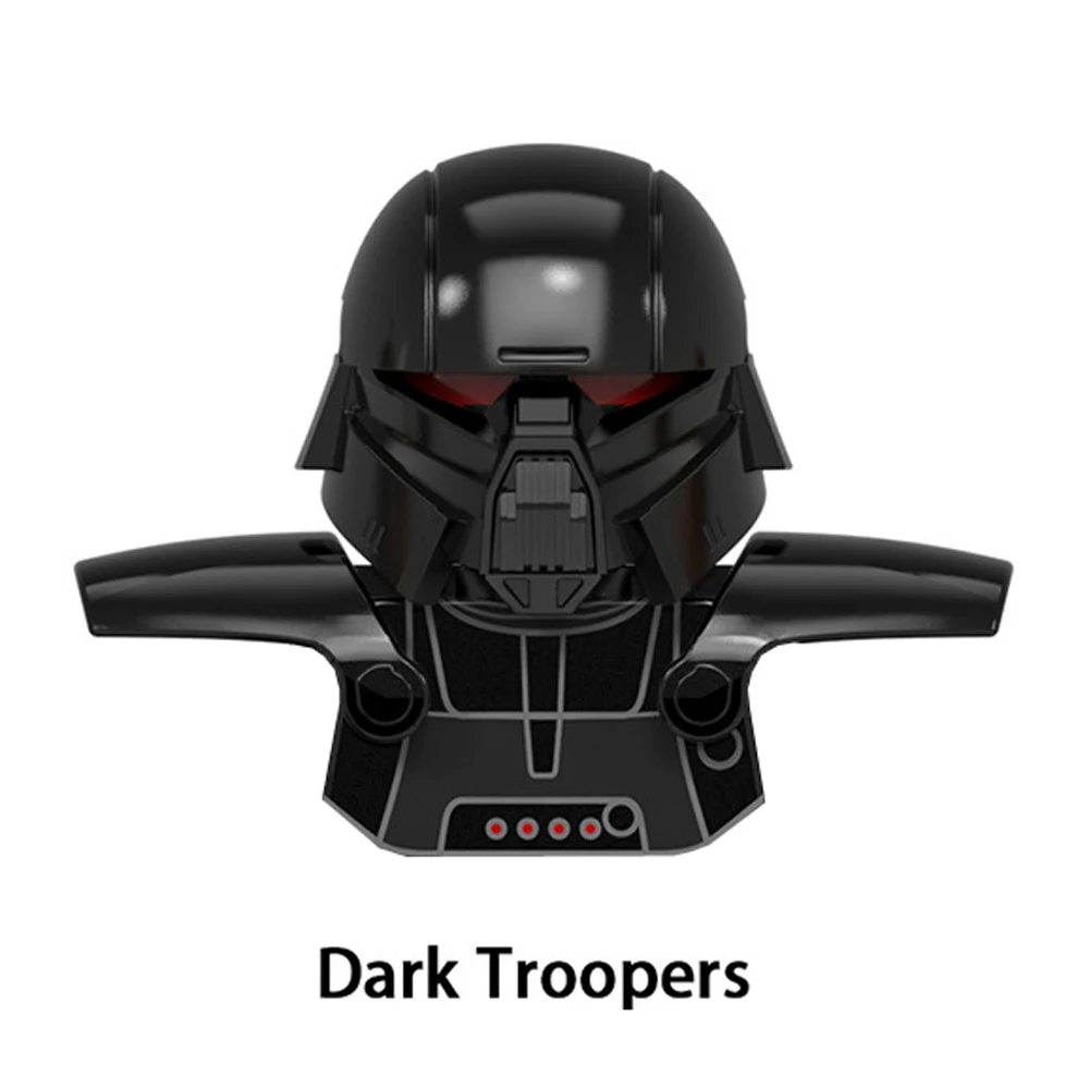 Stormtroopers Building Blocks Snowtroopers Jet Flame Scout Trooper Admiral Thrawn Tarkin Moff Gideon Star Action Figure Wars Toy