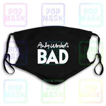 

Dust Mask with Filter Andy Warhol'S Bad As Worn By Premium Andy Washable Reusable Mask