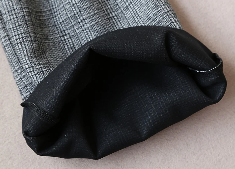 Осенне-зимний корейский женский шерстяной клетчатый костюм с длинными рукавами, брюки, широкие штаны, костюм из двух предметов
