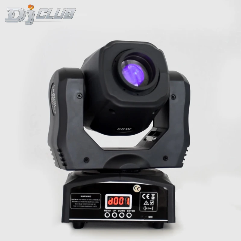 Светодиодный проектор Lyre Gobo Mini Spot 60 Вт движущаяся головка с 7 цветами DMX12