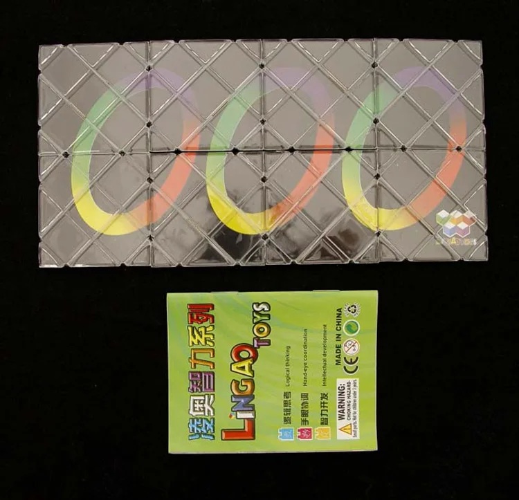 Куб головоломка Lingao 8 панелей Волшебная Складная головоломка кубики Twisty Cubo Magico Интеллектуальный Магический кубик Классические игрушки для mu889966
