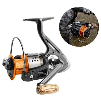 

LINNHUE FA1000-6000 Spinning Fishing Reel Optional Line Capacity Metal Gapless 8KG Force High Speed
