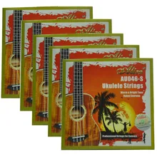 

5 Sets Alice AU046-S Ukulele Strings Warm & Bright Tone Nylon Soprano f Concert