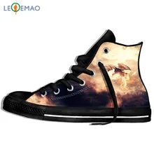 Пользовательский логотип изображение печати кроссовки обувь Забавный закат EagleMen/удобные парусиновые дышащие Zapatos De Mujer открытый