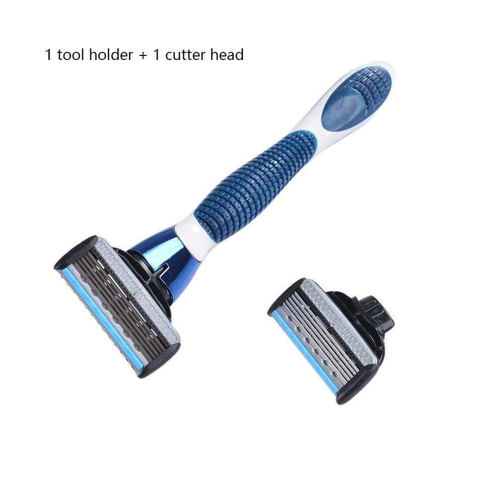 3 Лезвия для мужчин моющийся перезаряжаемый электробритва водонепроницаемый электрический триммер для бритья бороды бритва Barbeador беспроводное использование - Цвет: style B