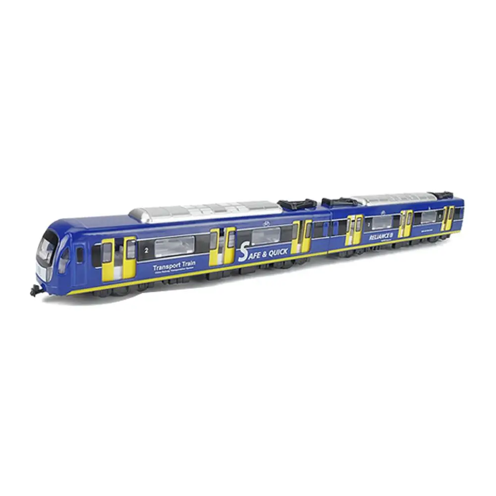 Модель 1: 87, игрушечный поезд для поездок на поезде, набор для автомобиля, набор из сплава, высокоскоростная железная дорога, игрушки, поезд метро, светильник, модель для детей - Цвет: B