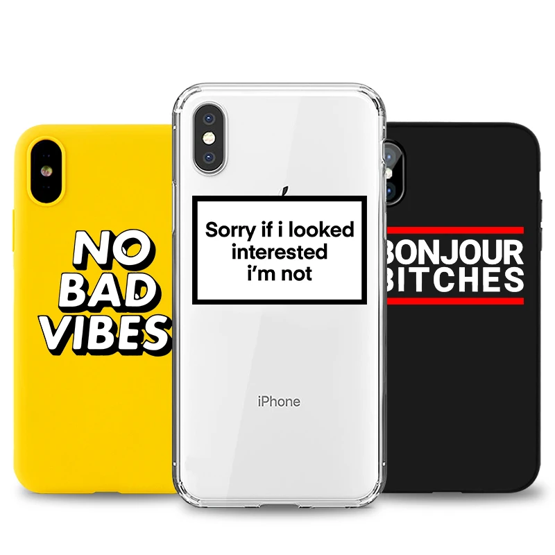 Забавный чехол для телефона с буквенным принтом IPhone 12 SE 11 Pro 8 7 6s Plus X XS MAX XR чехлы