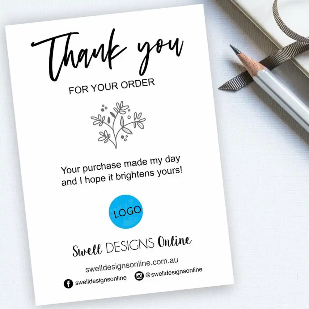 Personalised Thank You For Your Order Cards Order Note Cards Custom Cards Business Thank You Cards Cards 3 X 4 Cards Invitations Aliexpress