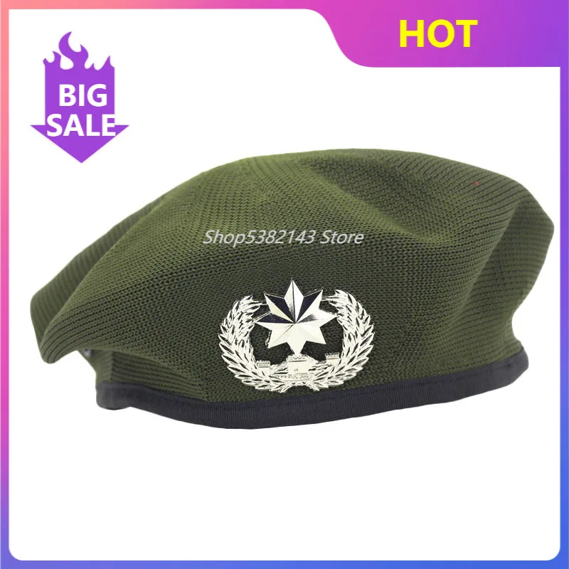 Cap hat sailor hat costume hat Hot breathable metal badge star mesh beret sailor dance military hat performance walking travelling navy caps for men women VL