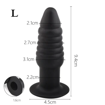 Butt Plug Silicone Finger Hollow Anal Expander Buttplug Vagina Anal Dilator Prostate Massage Anal Sex Toys for Women Couples 2