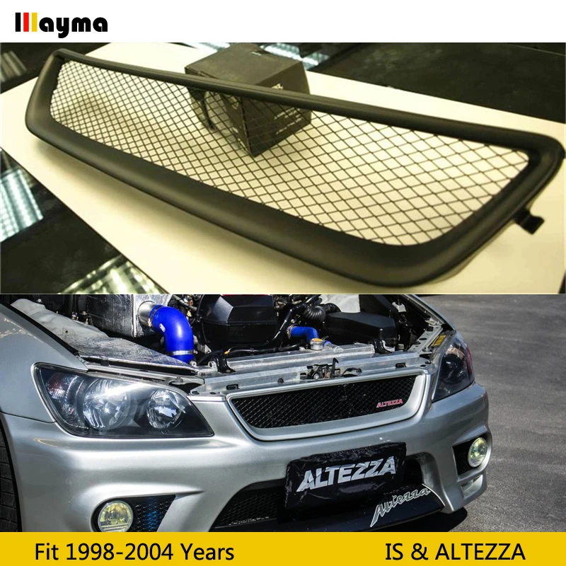 Передний бампер из стекловолокна без логотипа для Toyota Altezza AS200 AS300 RS200 Lexus IS200 IS300 FRP