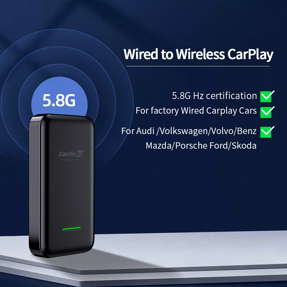 Carlinkit 2.0 CarPlay Wireless for Audi A1 A3 A4 A5 A6 A7 A8 Q2 Q3 Q5 Q7 S4 MMI Carplay2Air Adapter Activator USB Dongle iPhone