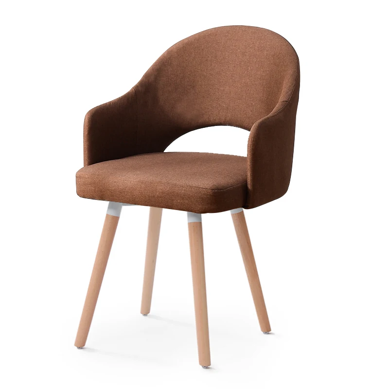 Современные стулья из твердой древесины для ресторана, скандинавские стулья в скандинавском стиле, стулья для ленивых обедов, креативные домашние стулья для спальни - Цвет: B6  H78cm