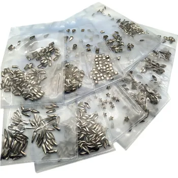 

100pcs Super Glitter Nail Art Rhinestones Decoration Charms Sequins Diamonds Mine Black Flat Rhinestones For Nails Accessories