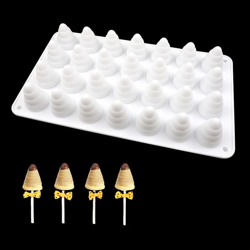 Multipurpose Silicone Cake Mould Ice Cream Mould Crispy Cone Mold Practical DIY Dessert