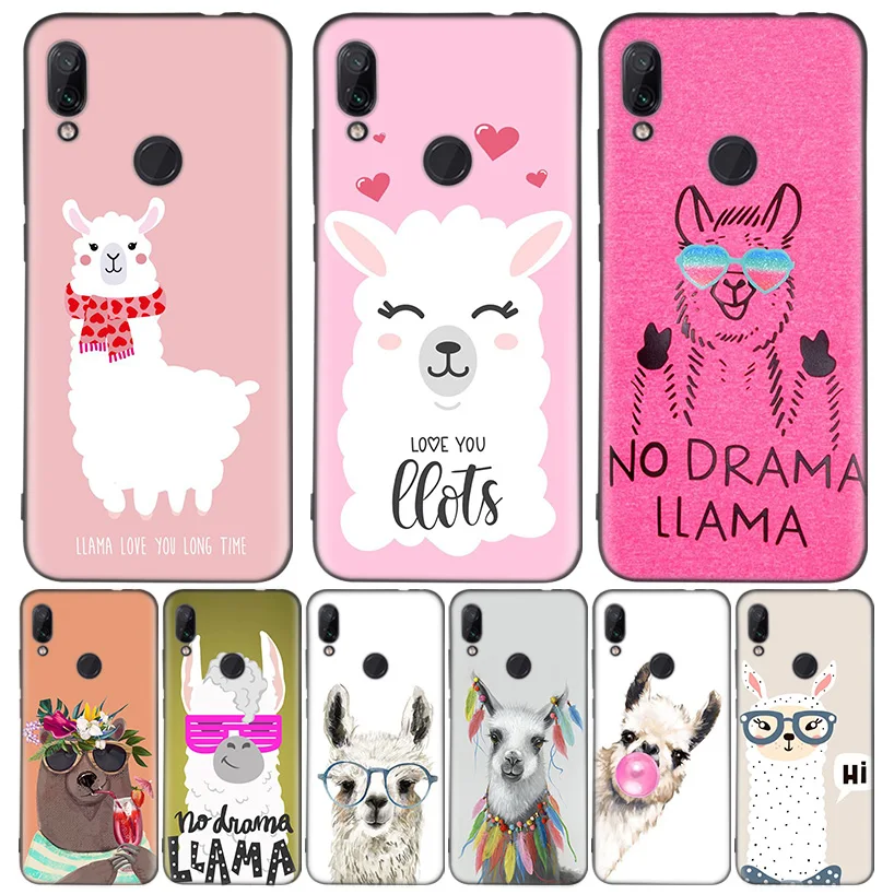 Черный чехол для телефона Lama Llama Alpacas Xiaomi Redmi Note 8T 10 9S 8 7 8A 7A 6A Mi 9 CC9 K20 Pro Lite