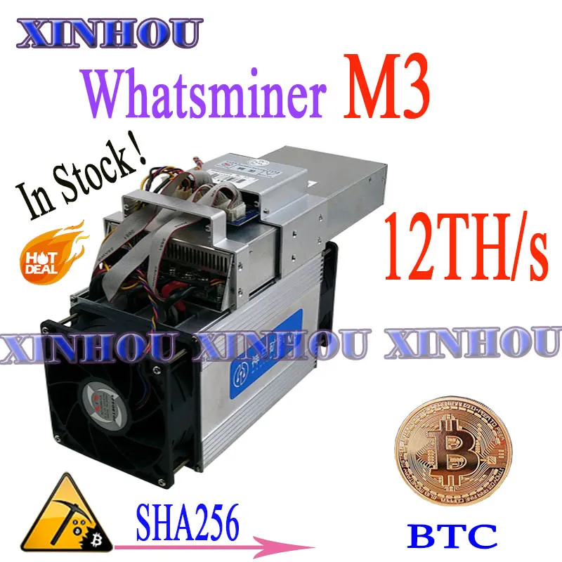 Доставка 24 часа! Майнер Asic WhatsMiner M3X 1 8 13th/S кВт BTC лучше чем M3 M21S M20S S9 S17 T17 S15 T17e T3