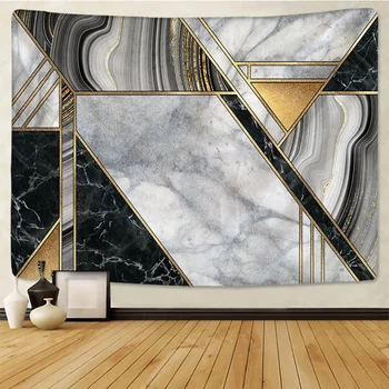 

Boho Psychedelic Marble Abstract Tapestry Gold Foil Colorful Sand Beach Throw Rug Yoga Mat Blanket Hippie Wall Hanging Tapestry