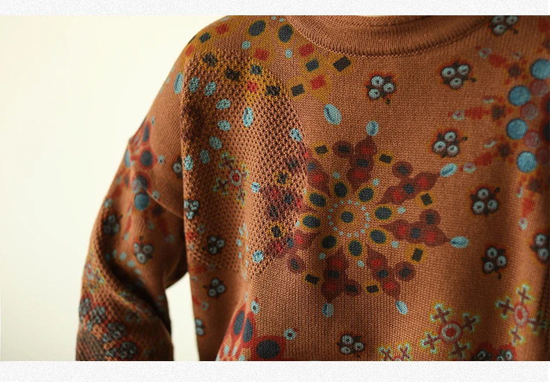 Весенний свитер, Модный женский вязаный пуловер с геометрическим узором, топы, женский Повседневный свободный Универсальный свитер