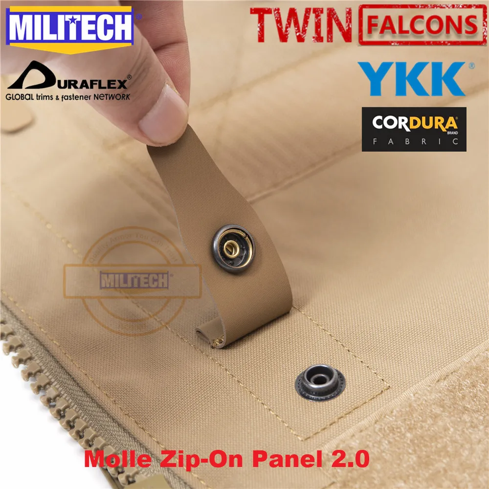 MILITECH Crye CP 2,0 Молл панель платформа для JPC CPC AVS Военная молния пакет TWINFALCONS TW 500D Delustered Cordura