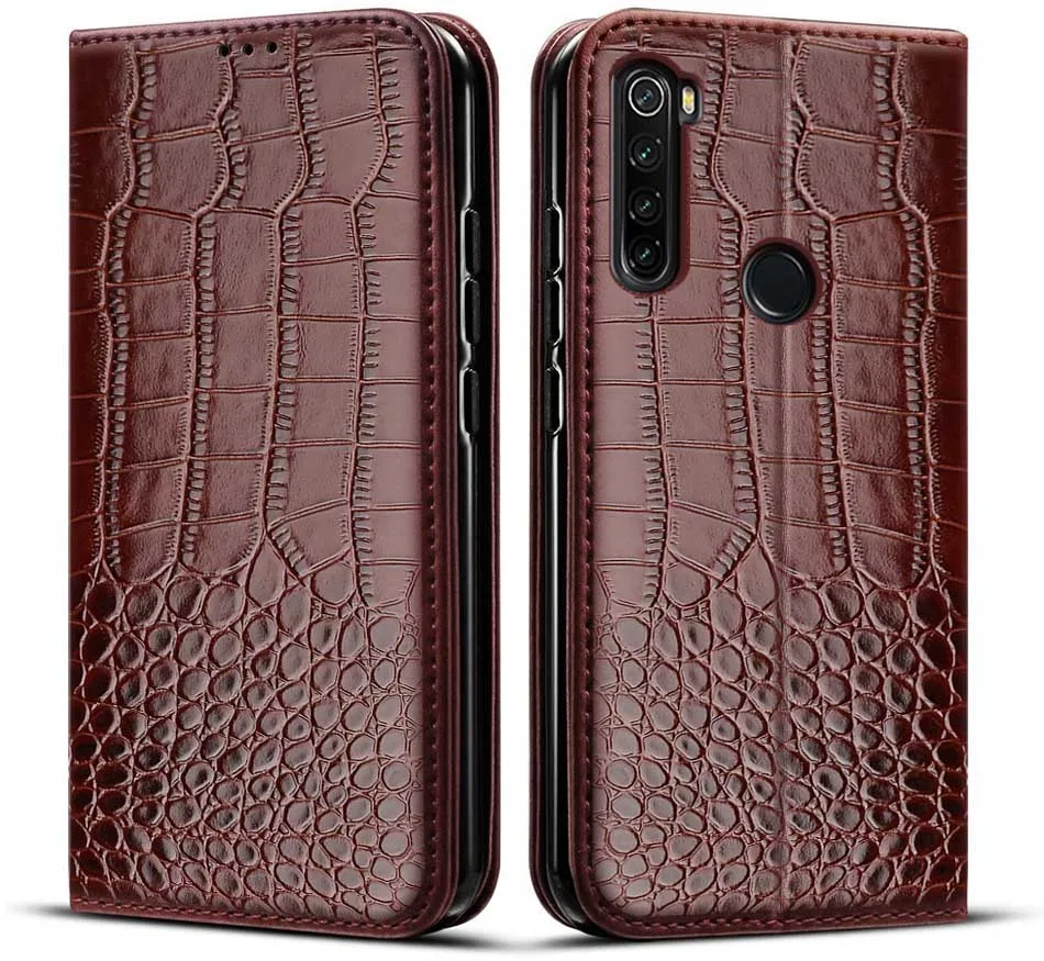 Case For Xiaomi Redmi Note 8T Case flip leather Funda For Redmi Note8T Note 8t Case Cover Crocodile texture leather xiaomi leather case custom Cases For Xiaomi