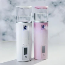 Увлажняющий лицо инструмент для красоты usb зарядка портативный нано аэрозоль удобный распыление мистер кожи тест увлажняющее устройство